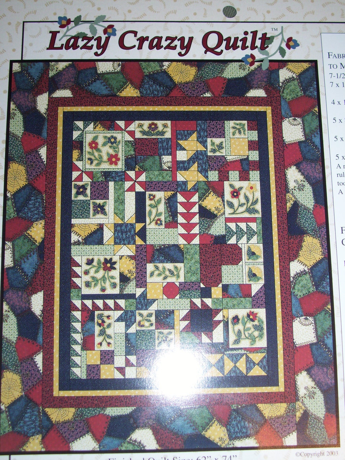 Thimbleberries Lazy Crazy quilt kit