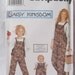 Simplicity Daisy Kingdom Girl and Misses Overalls & 18" Doll Romper Pattern 9920 - Mother Daughter Outifts