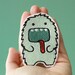 OKsmalls Original --The Furry Beast-- Embroidered Iron-On Monster Patch