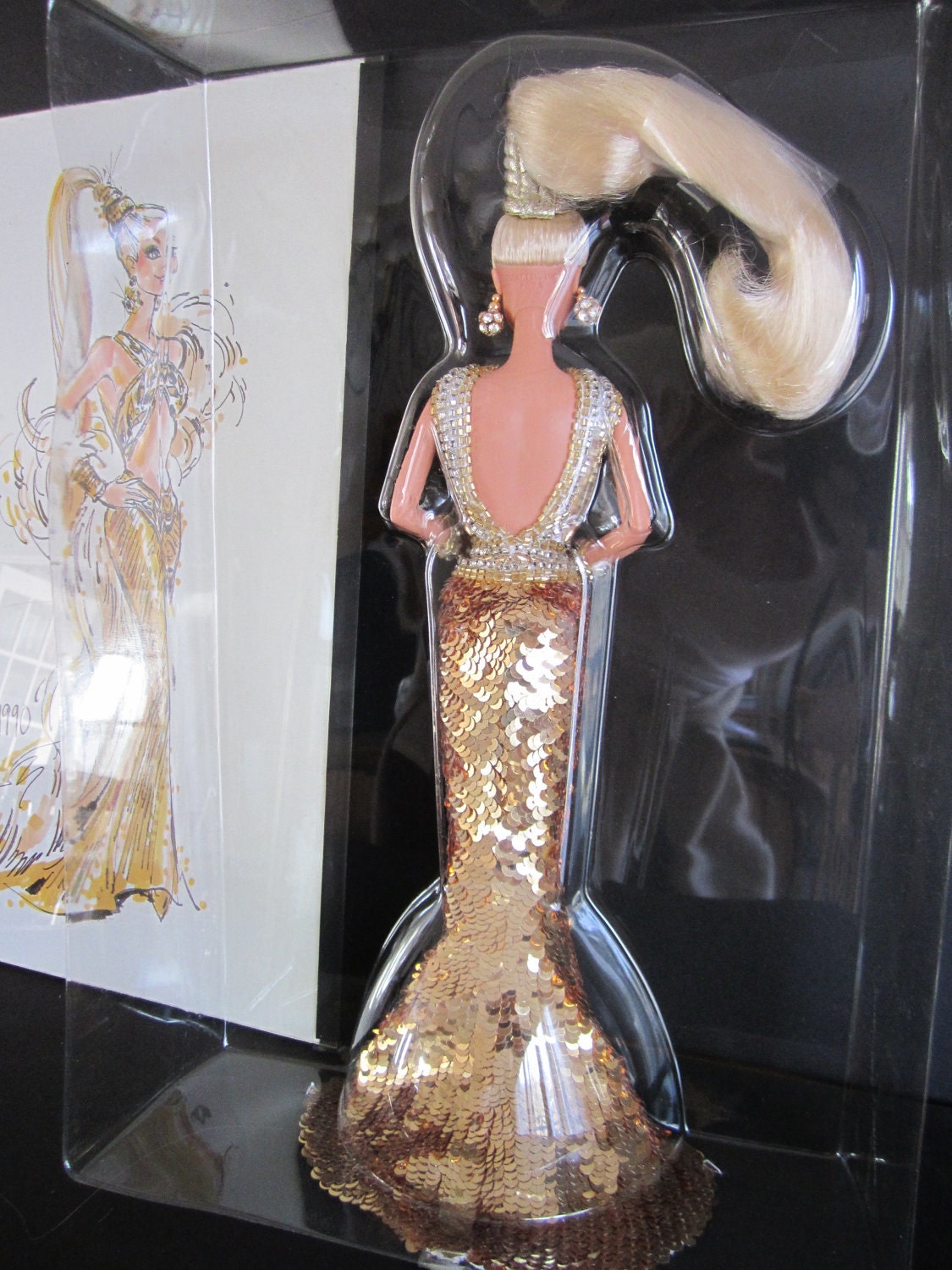 bob mackie gold barbie