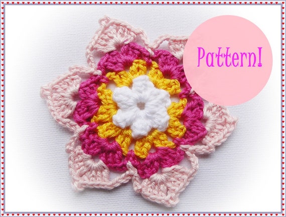 Download Rosette Crochet Pattern