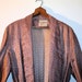 50s Rayon Robe State O Maine Men's Printed Dressing Gown M