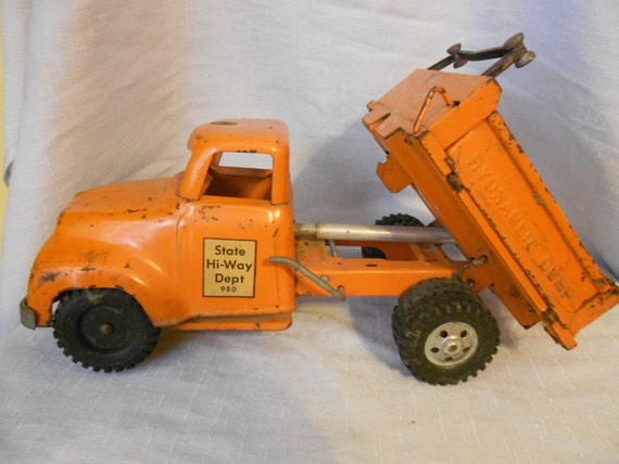 SUPER SALE Vintage 1950's Tonka Metal Dump Truck