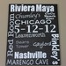 Personalized Subway Art