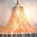 1950's Ribbon Shawl - shimmery & lush, perfect condition