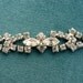 Vintage Rhinestone Bracelet - Art Deco Style - Rhinestone Bridal Jewelry - Brides Hair accessory - Wedding Jewelry