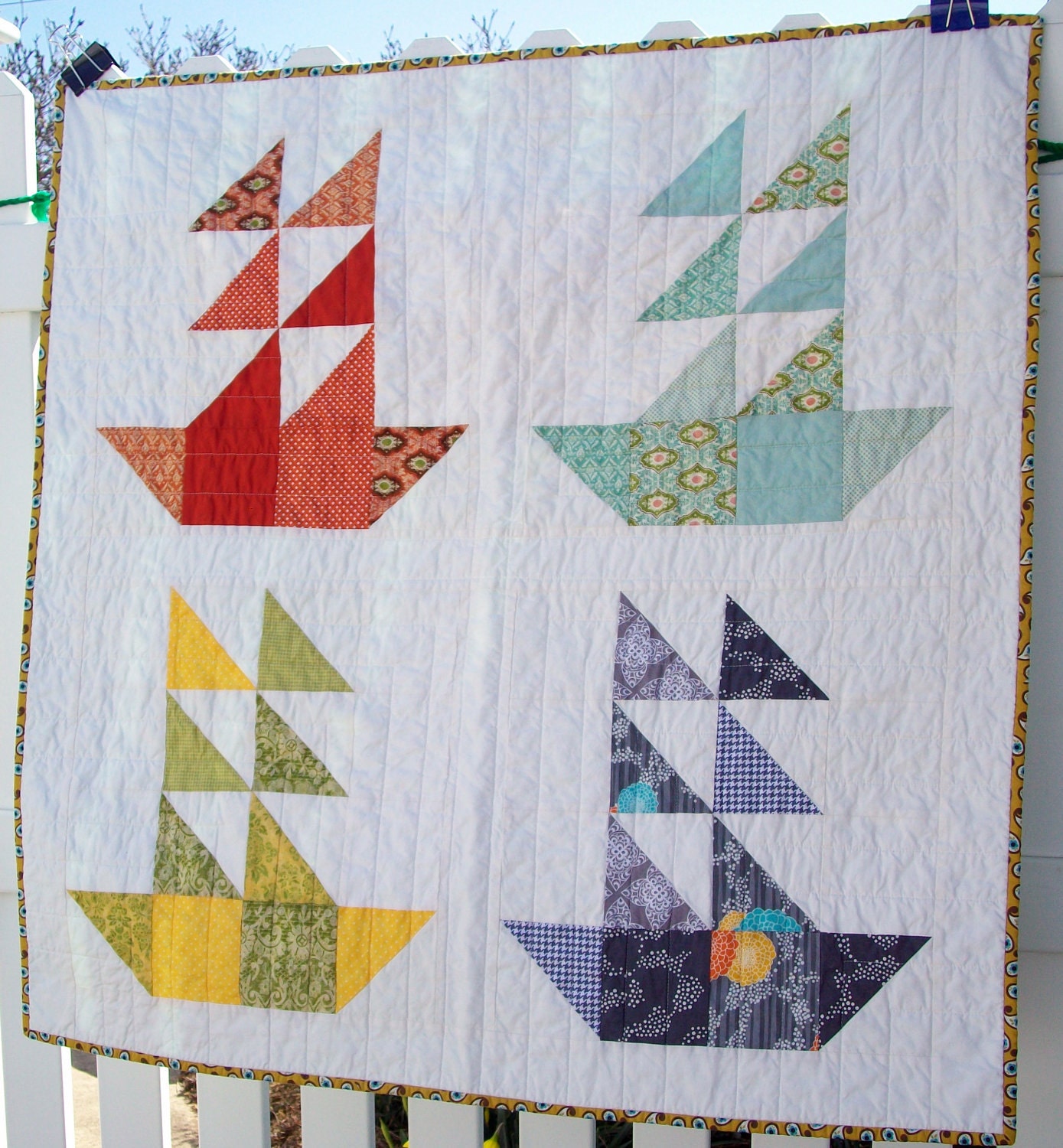 Sailboat Baby Quilt