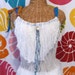 Sand Dollar Tank Top Turquoise Aquarium Sealife White Cotton Spa Pool White Cover Up Womens Beachcomber