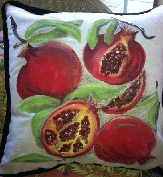 pomegranate pillow