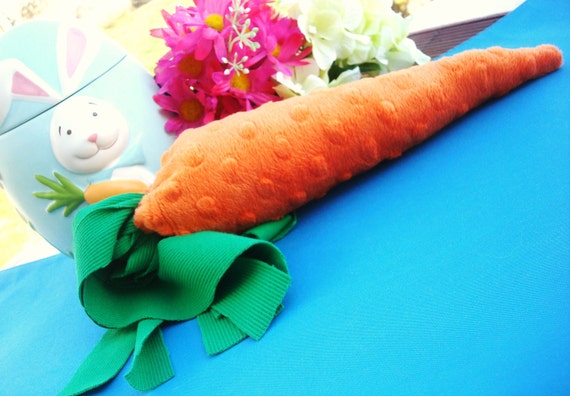 plush carrot dog toy