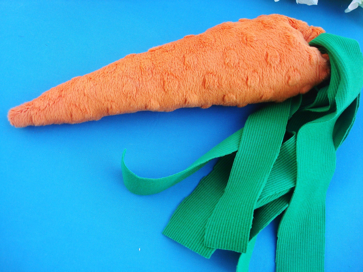 Carrot Plush Dog Toy by WeThreePiggies on Etsy