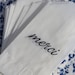 Merci White Glassine Paper Bags Sack Set of 10 Wedding Anniversary Scrapbooking Destash