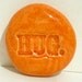 HUG Pocket Stone - Ceramic - Tuscan Sun Art Glaze - Inspirational Art Piece