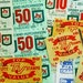 Supermarket Trading Stamps - 50 Vintage Green Stamps from Sperry & Hutchinson, Top Value + More, Collage Ephemera Pack