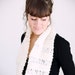 RESERVED TO: Éloïse Sarrazin Renaud, ajustement de prix pour foulard laine + acrylique