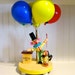 Reserved for Debbie...Vintage DOLLY TOY COMPANY Childrens Nursery Lamp and Nightlight with Clown Balloons and Dog