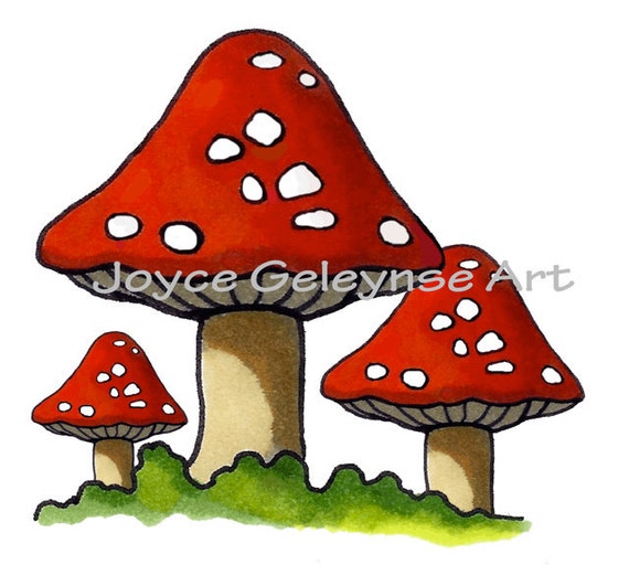 toadstool mushroom clipart - photo #15