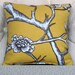 Decorative Throw Pillow Cover Vintage Blossom Citrine