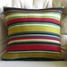 Retro Style Striped Decorative Throw Pillow Cover