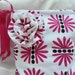 Large Ziper Wet Bag, Designer Hot Pink Fabric, 13" x 16", Babies and Toddlers,
