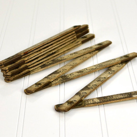 Folding Carpenter's Ruler Extension 6' Wooden