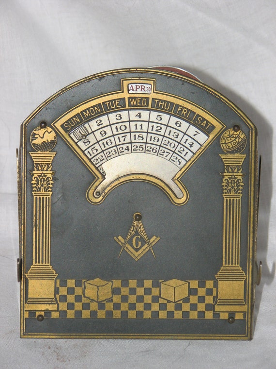 Masonic Perpetual Calendar