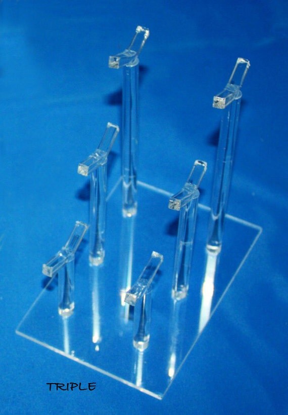 Fishing Lure Display Stands Triple