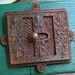 Architectural Salvage Ornate Steam Punk Industrial Cast Iron Stove Piece Rusty