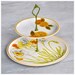 RESERVED FOR AKI Daffodils & Dahlias: Cake Stand, 2 Tier Mini Cupcake Stand, Yellow Wedding, Vintage Table, Gift Set