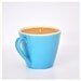 RESERVED 100% Pure Beeswax Candle, 1950's Aqua Teacup