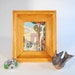 Vintage Paris Arc de Triomphe Painting with Beech Wood Frame