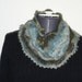 Beautiful Crochet Cowl Scarf. Winter Waves