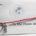 LOVE you to the Moon and back bracelet on waxed cotton cord