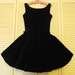 Velvet Black Party Dress Size 4