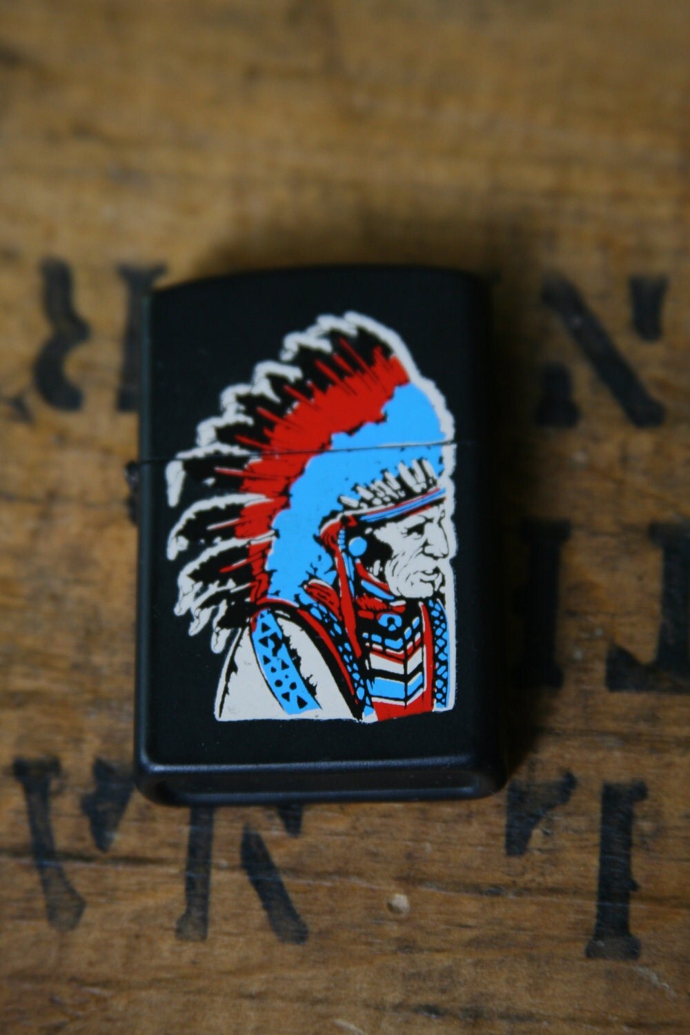 Indian Chief Zippo Lighter by cobracultvintage on Etsy