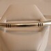 Sweet Etched Sterling Silver Bangle - 2 1/2 inch