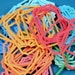 Cardstock frames: 40 in a range of colors brights scrap book embellishments