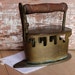 Reserve for Richard Sad Flat Iron Primitive Charcoal Brass Box