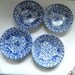 Four Vintage Phoenix Bird Fruit Bowls