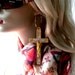 Big Bold Vintage Crucifix Earrings Beacon Hill Collectibles Jewelry