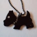 Vintage Scottie Dog with Rhinestone Collar Necklace Beacon Hill Collectible Jewelry