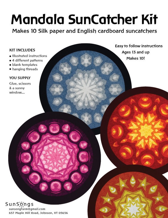Items similar to Mandala SunCatcher Kits on Etsy