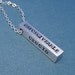 CLEARANCE - Harry Potter Inspired - Unforgiveable Curses - A Hand Stamped Aluminum Bar Necklace - READY to SHIP