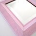 Pink Shabby Chic Mirror - French Country - 13x15