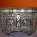 Silver INDIAN Jewelry Box // Vintage Boxes//Vintage Jewelry//Foreign Treasures//Pandora's Box//Objects for the HOME//Jewel Box