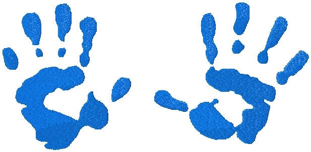 baby handprint clipart free - photo #34