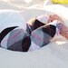Black. Gray and Neon Pink Argyle Ruffled Baby Leg Warmers