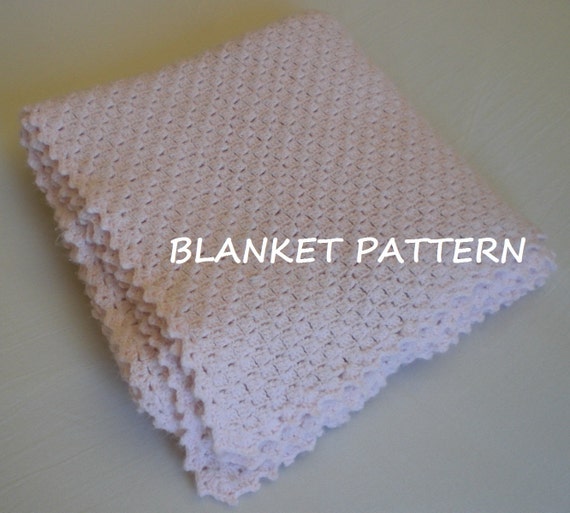 blanket crochet diagonal pattern baby Really Crochet pattern. blanket vivartshop baby PDF easy. by 004.