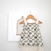 Last One..Sale 30% off..Black and Cream Teacups baby dress-cotton/linen- toddler-girls-french inspired- Children Clothing by Chasing Mini