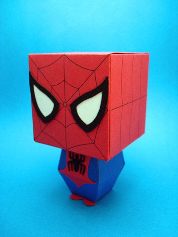 Items similar to Spider-Man Inspired Gift Box Display on Etsy